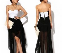 vestido asimétrico REF:01212