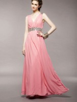 vestido fiesta rosa